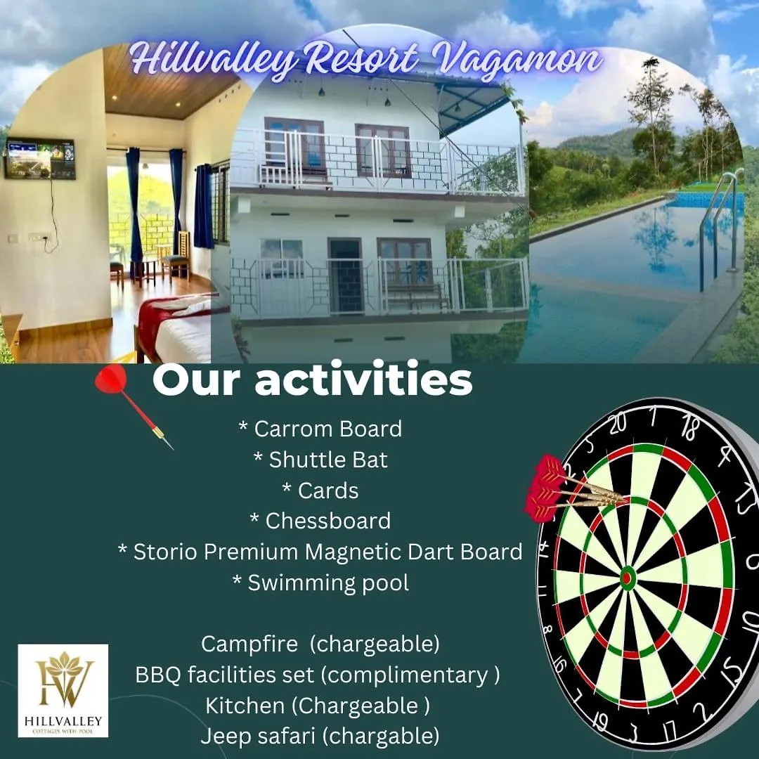 Vagamon Hillvalley Private Pool By B&B Holidays